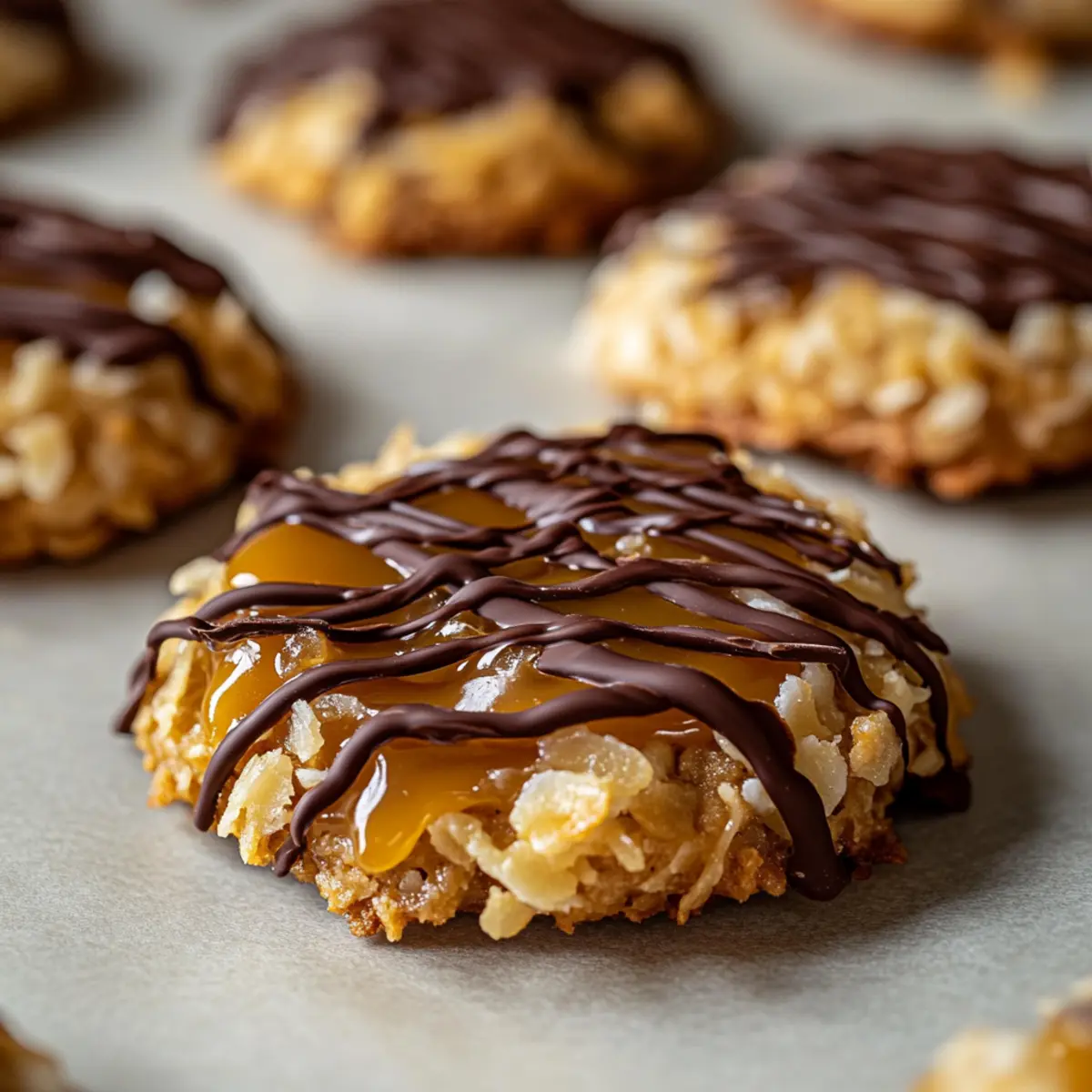 No-Bake Samoa Cookies