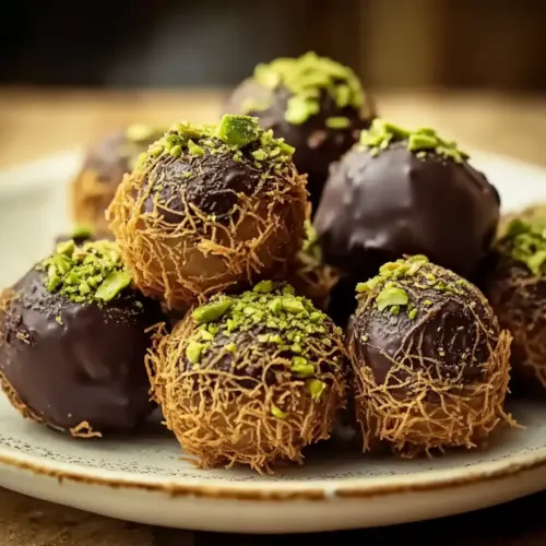 Indulge in Luxurious Dubai Chocolate Balls Today