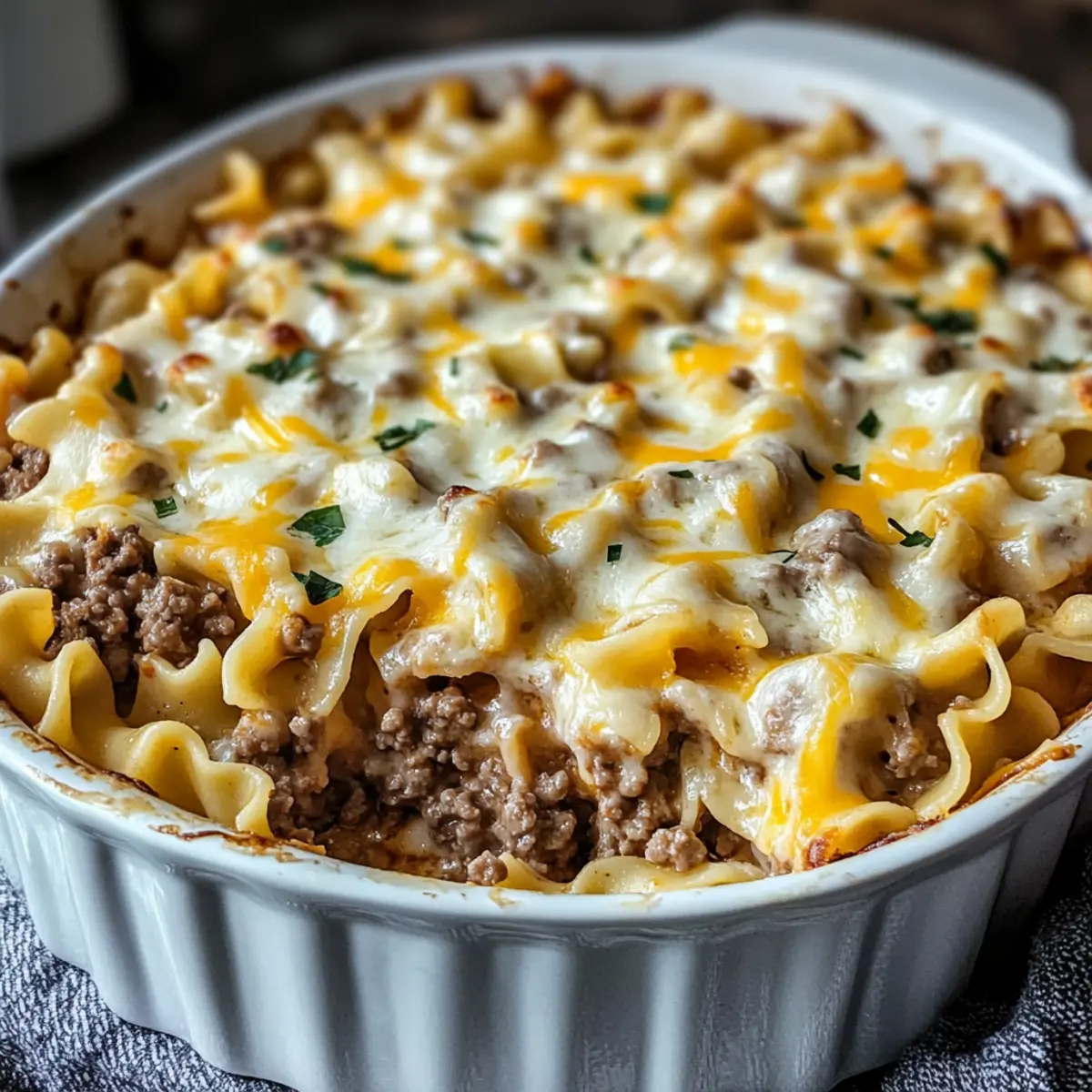Sour Cream Beef Noodle Casserole