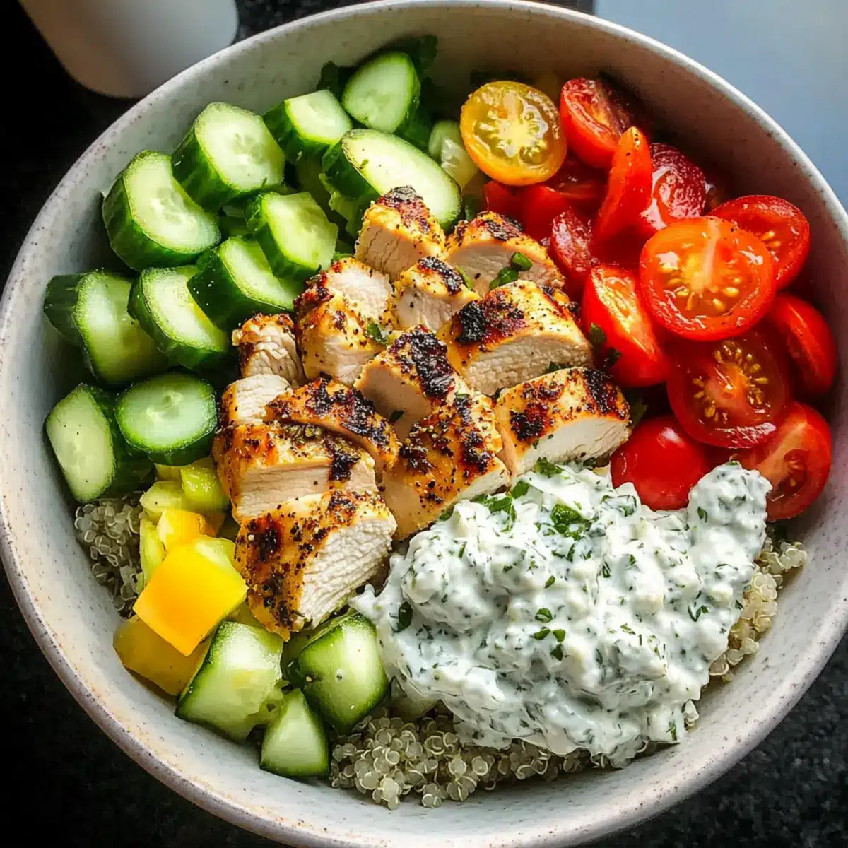 Greek Chicken Bowls