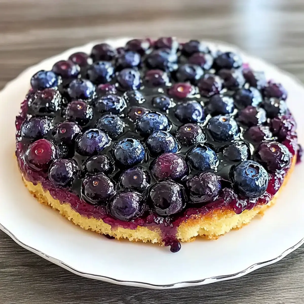 Best Homemade Blueberry Upside Down Cake