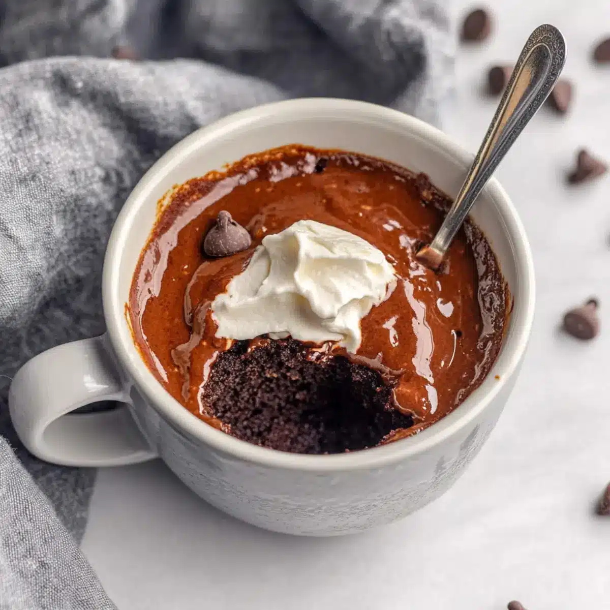 Healthier Greek Yogurt Mug Cake