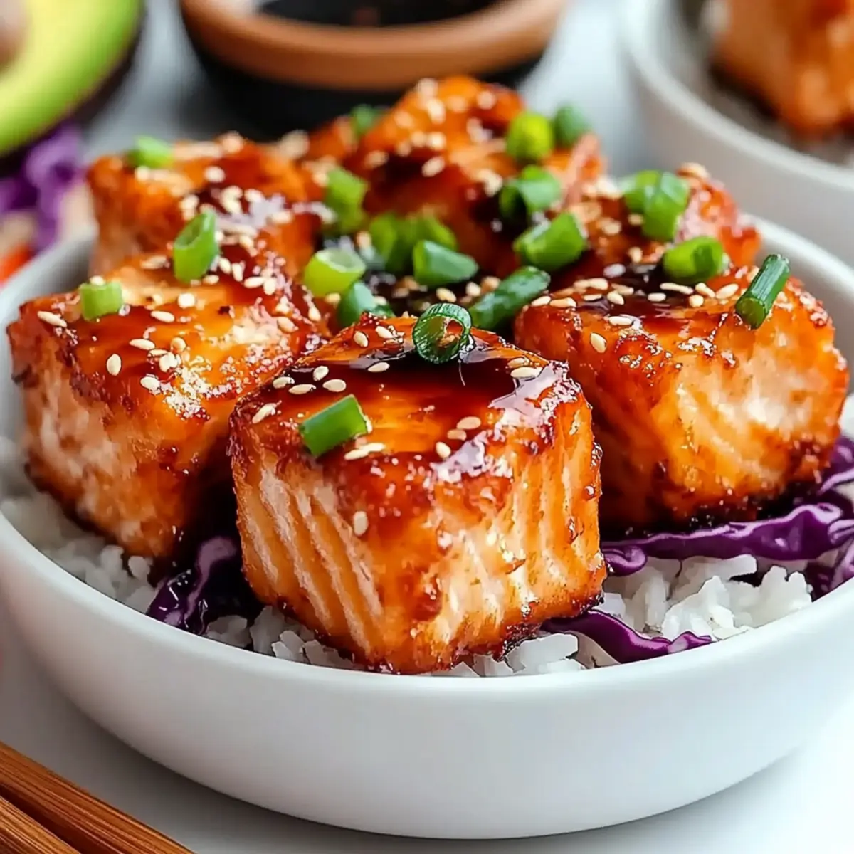 Bang Bang Salmon Bites Bowls
