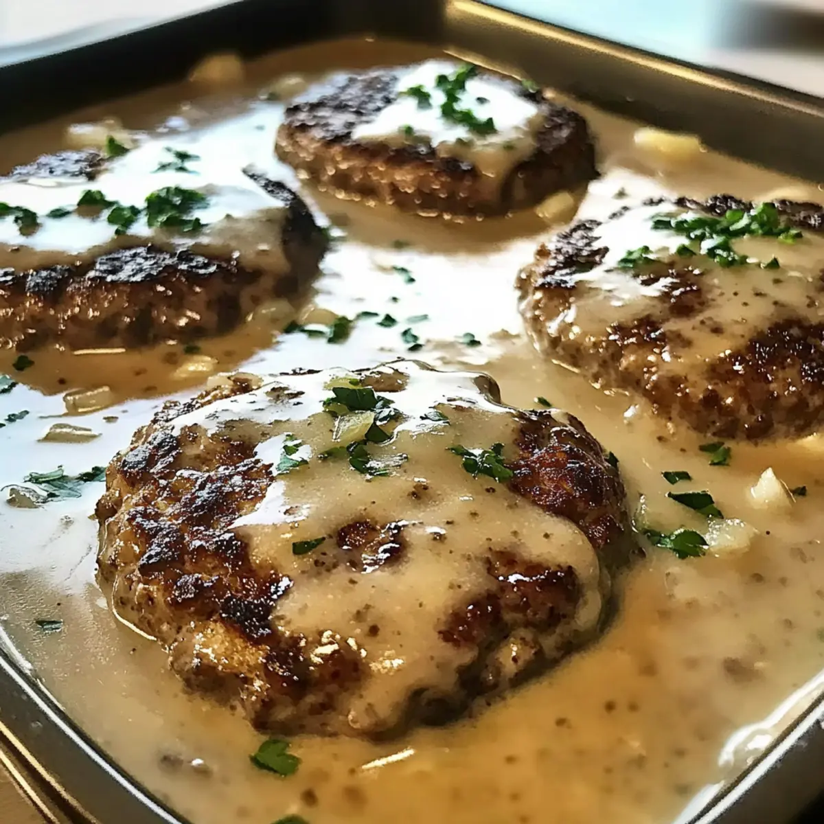 Amish Hamburger Steak Bake