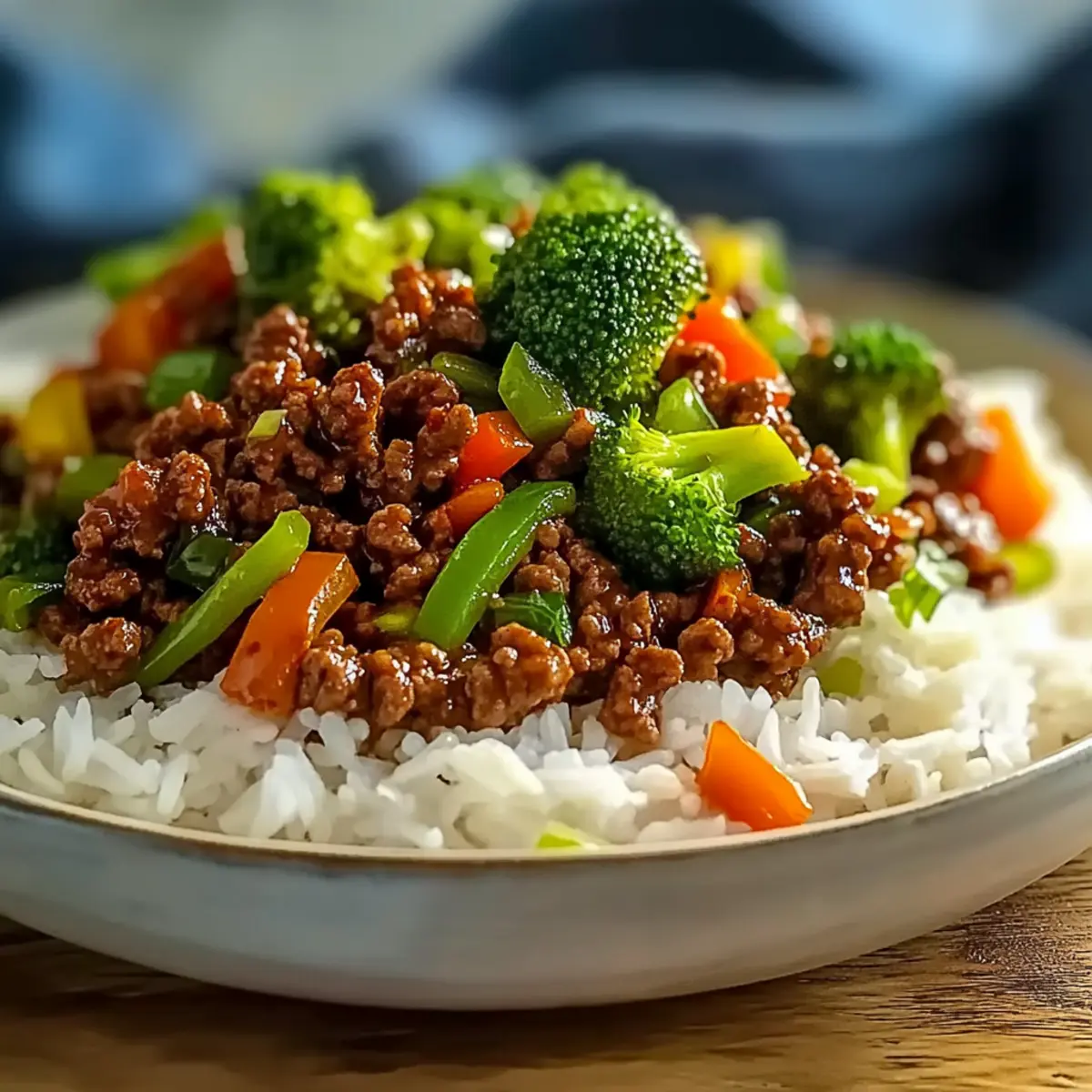 Teriyaki Ground Beef Stir-Fry Recipe