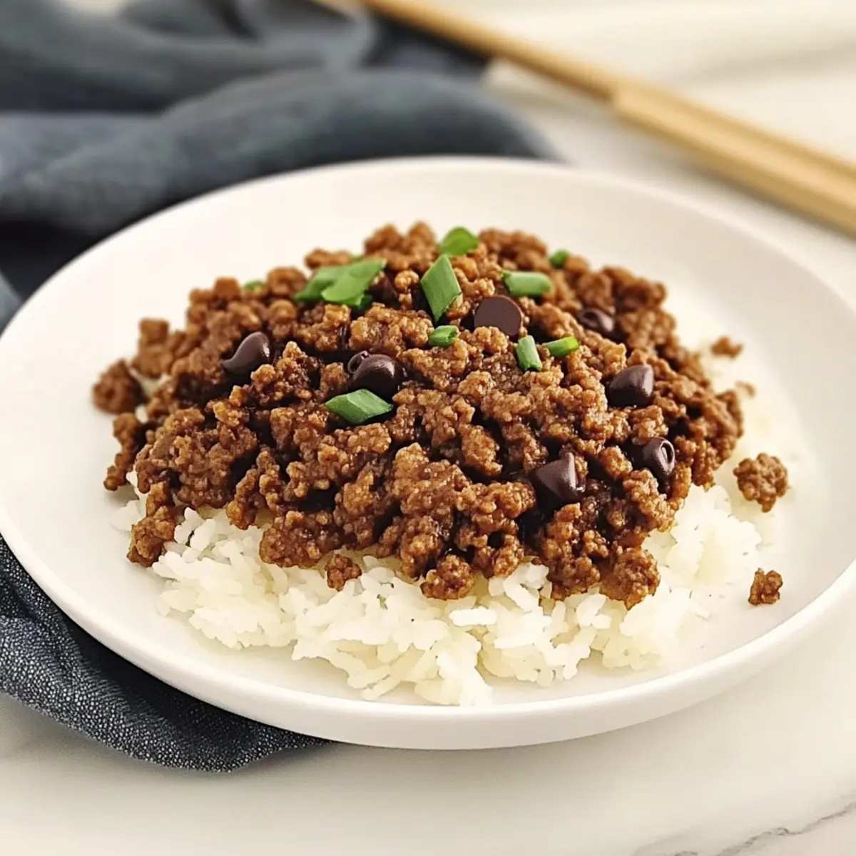 Korean Ground Beef Bowl