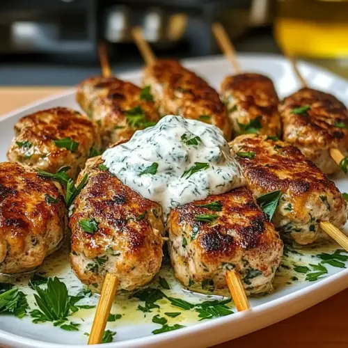 Chicken Kofta Garlic Yogurt