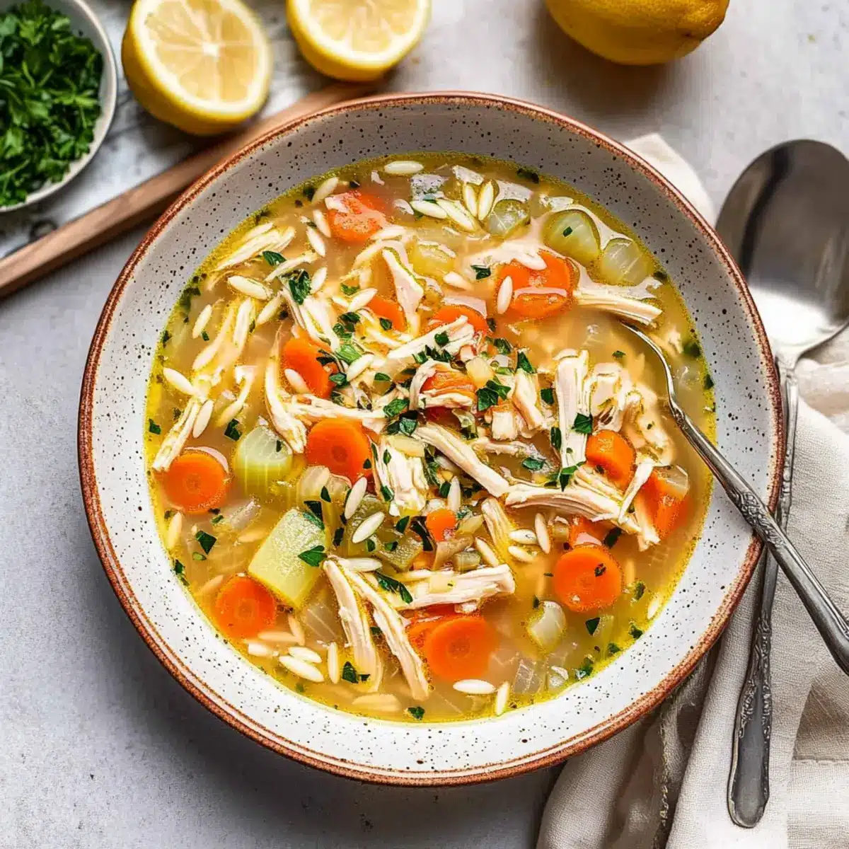 Lemon Chicken Soup
