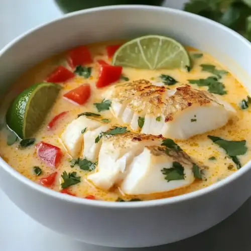 Coconut Lime Fish Soup
