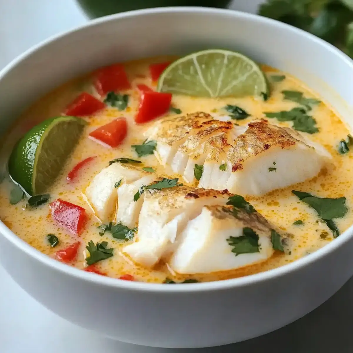 Coconut Lime Fish Soup