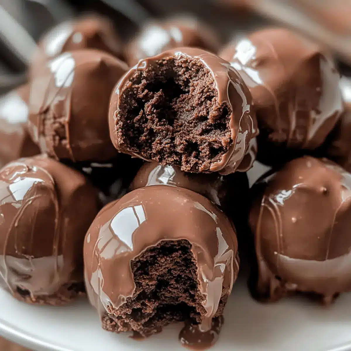 Cottage Cheese Brownie Batter Protein Bites