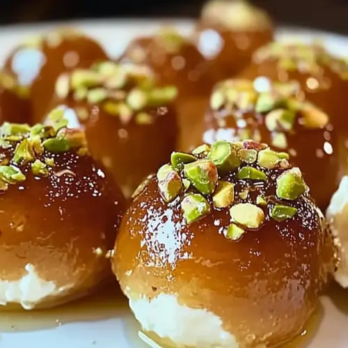 Ricotta Pistachio Honey Bites