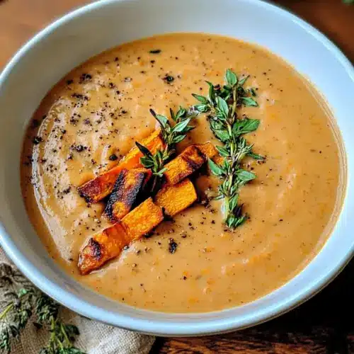 Roasted Italian Sweet Potato Soup