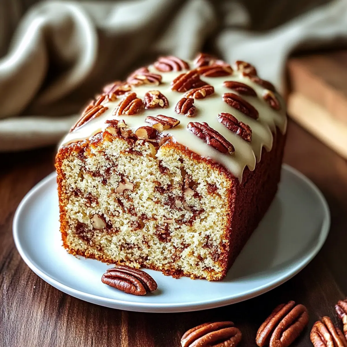 Butter Pecan Cake Loaf