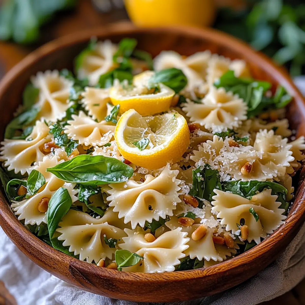 Lemon Basil Pasta Salad