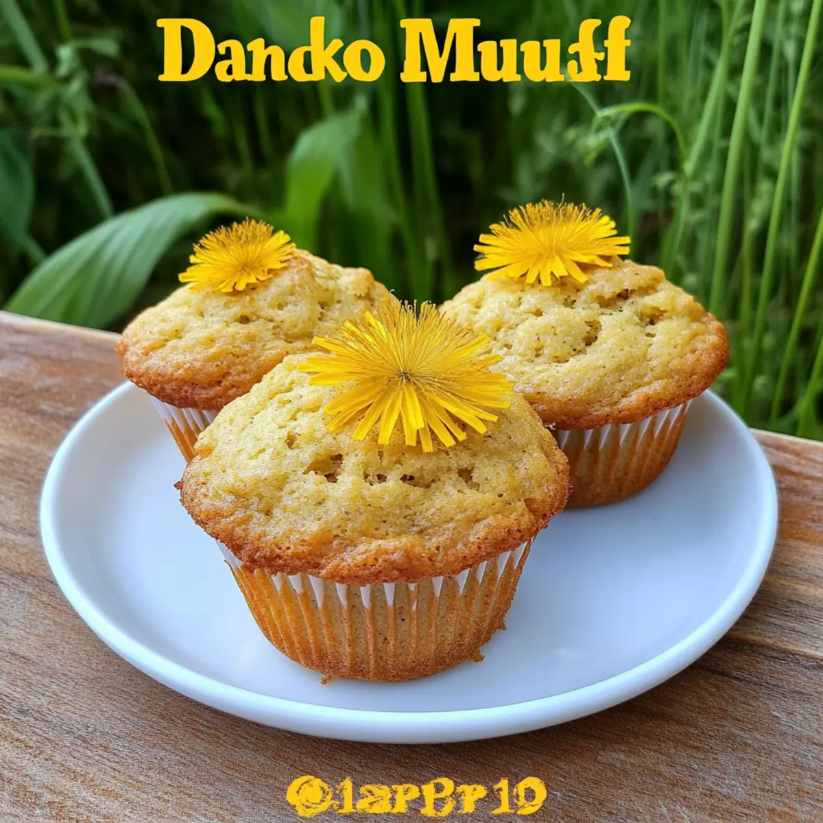 Dandelion Muffins