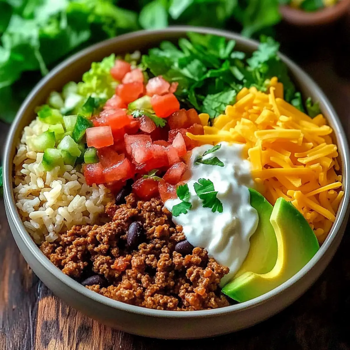 Quick and Easy Taco Bowl