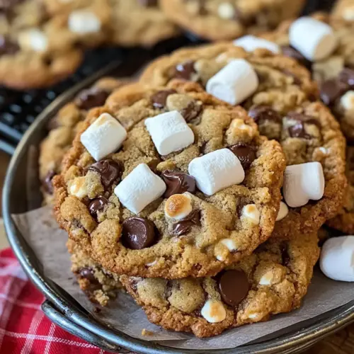 S’mores Chocolate Chip Cookies
