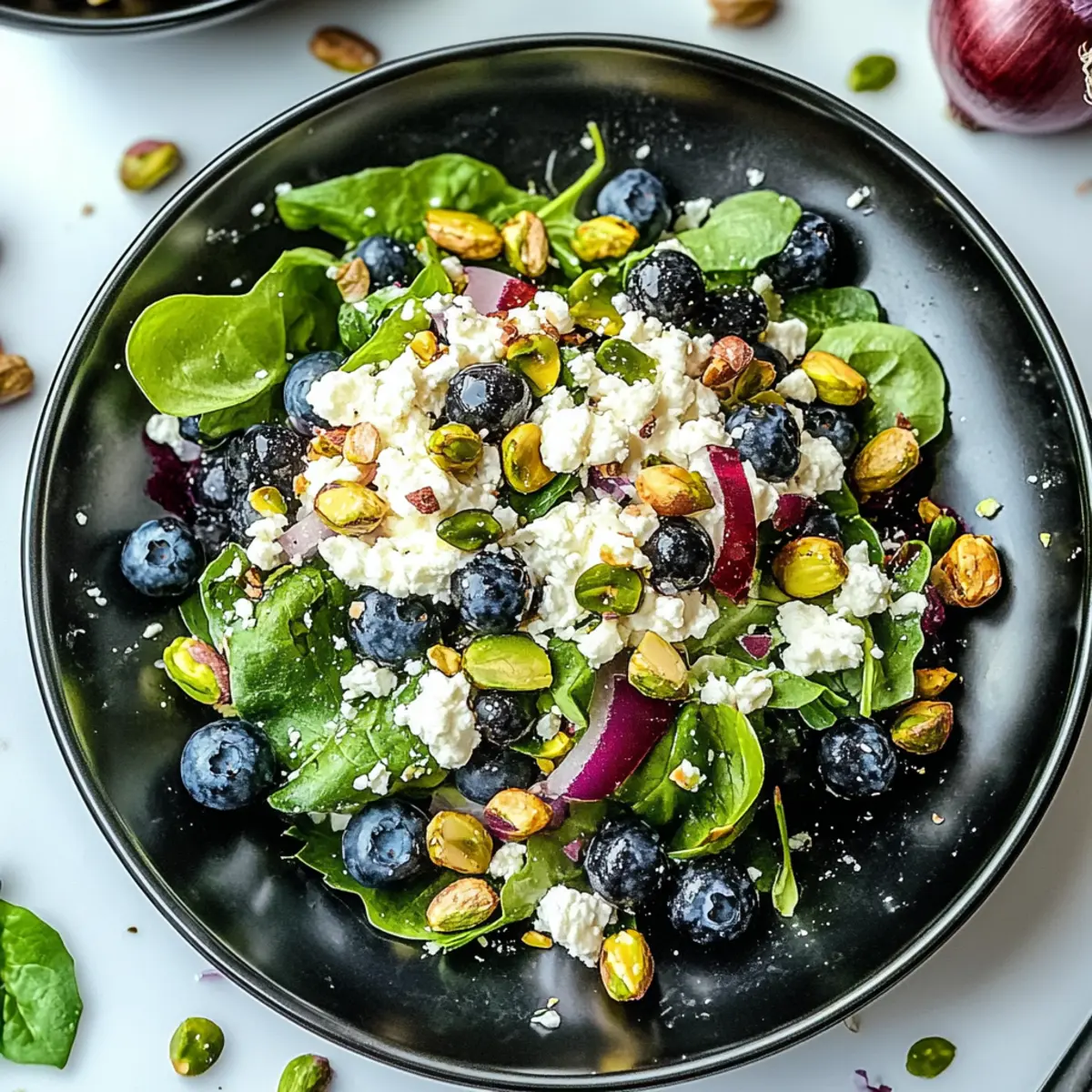 Blueberry Pistachio Spring Salad
