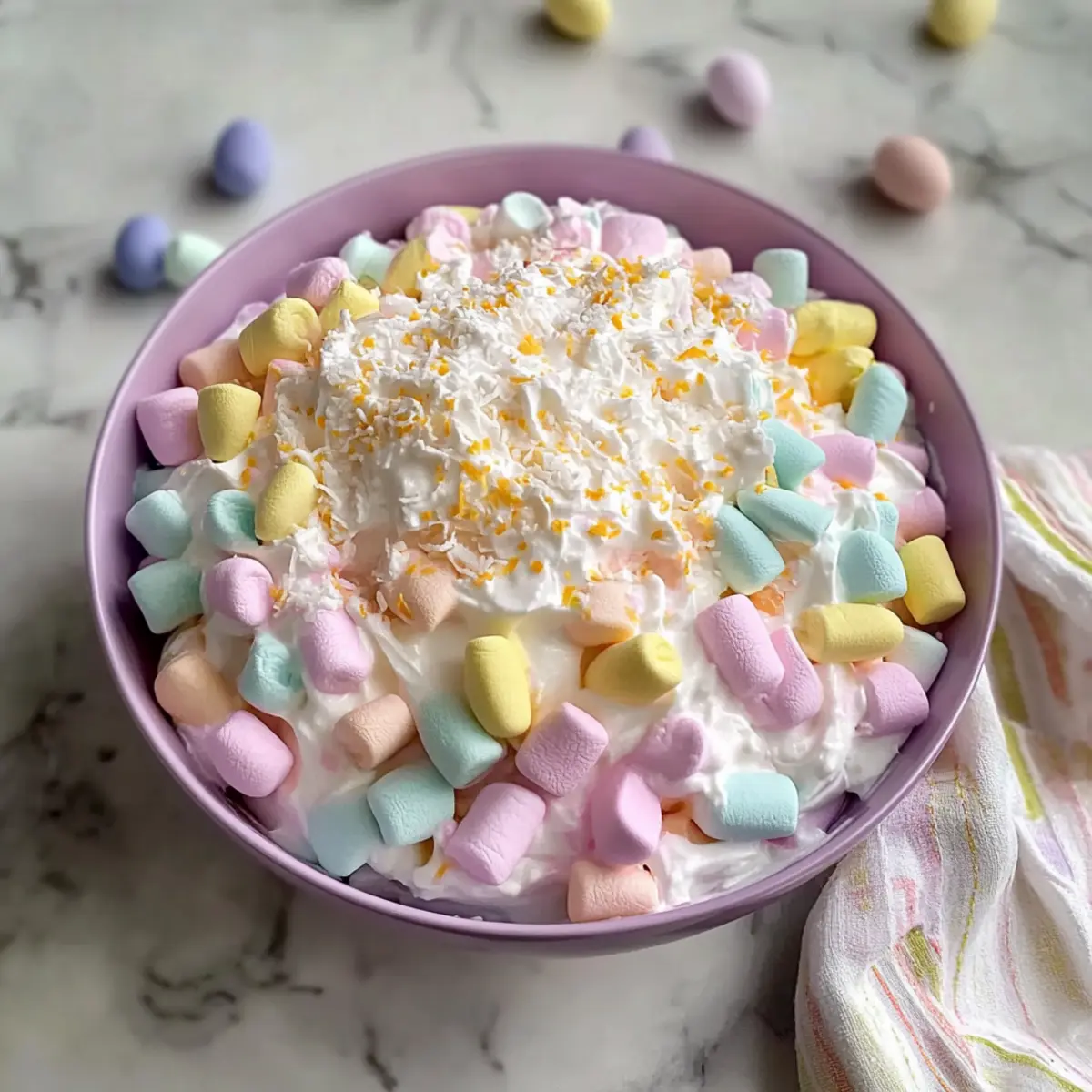 Marshmallow Easter Fluff Salad