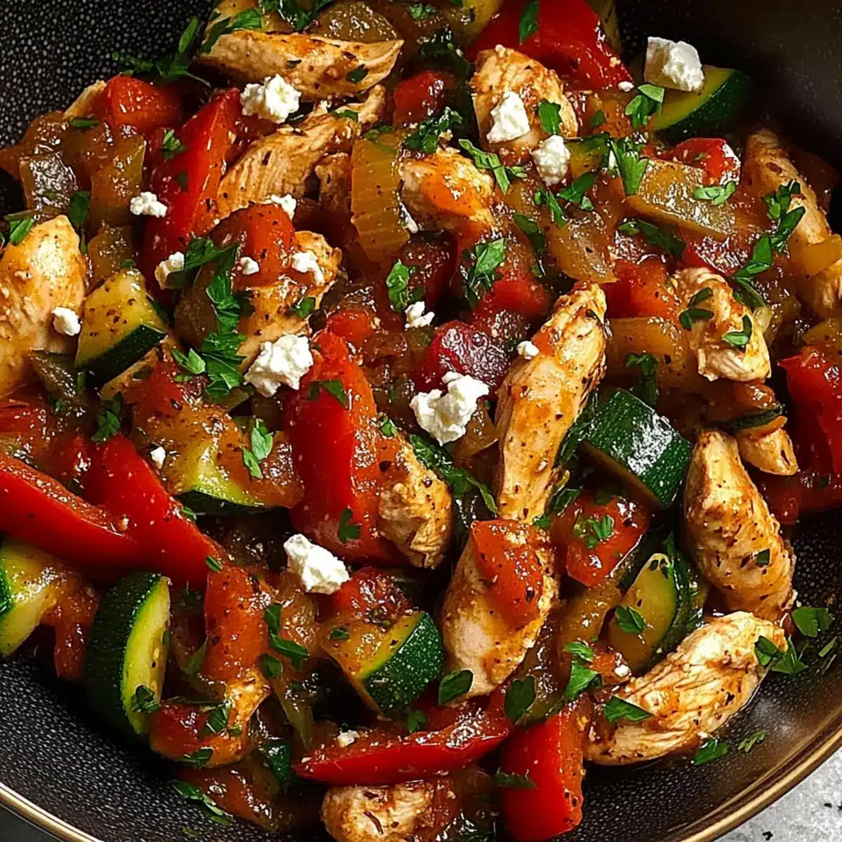 Mediterranean Chicken Stir Fry