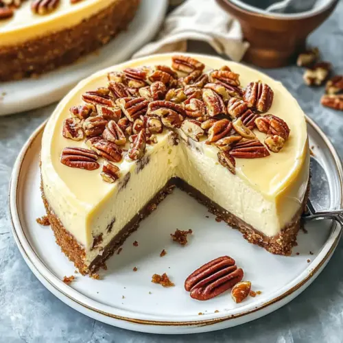 Browned Butter Pecan Cheesecake