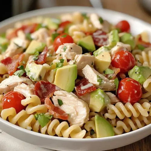 Cheddar Bacon Ranch Tortellini Salad