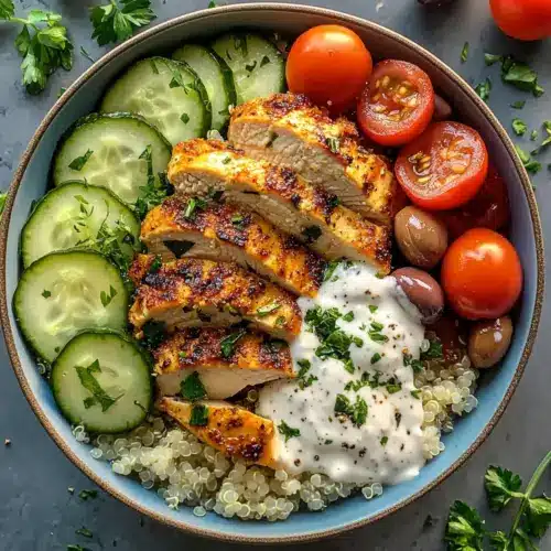 Mediterranean Chicken Bowl