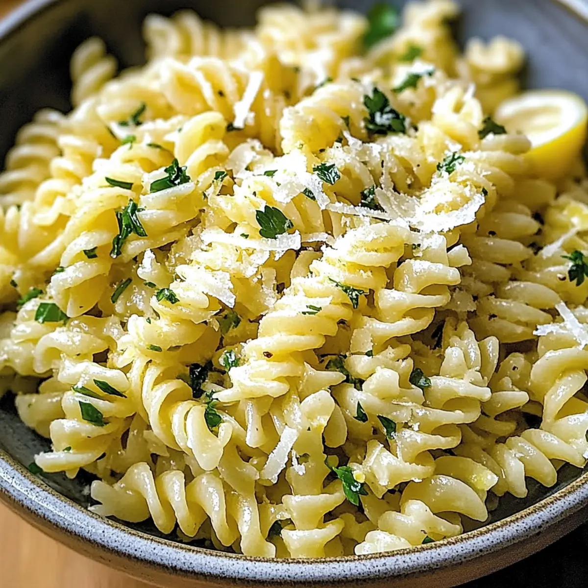 Lemon Parmesan Pasta Salad