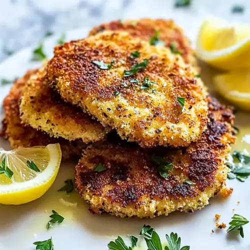 Crispy Italian Breaded Chicken Cutlets