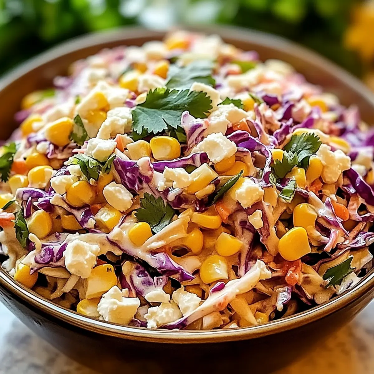 Mexican Street Corn Coleslaw