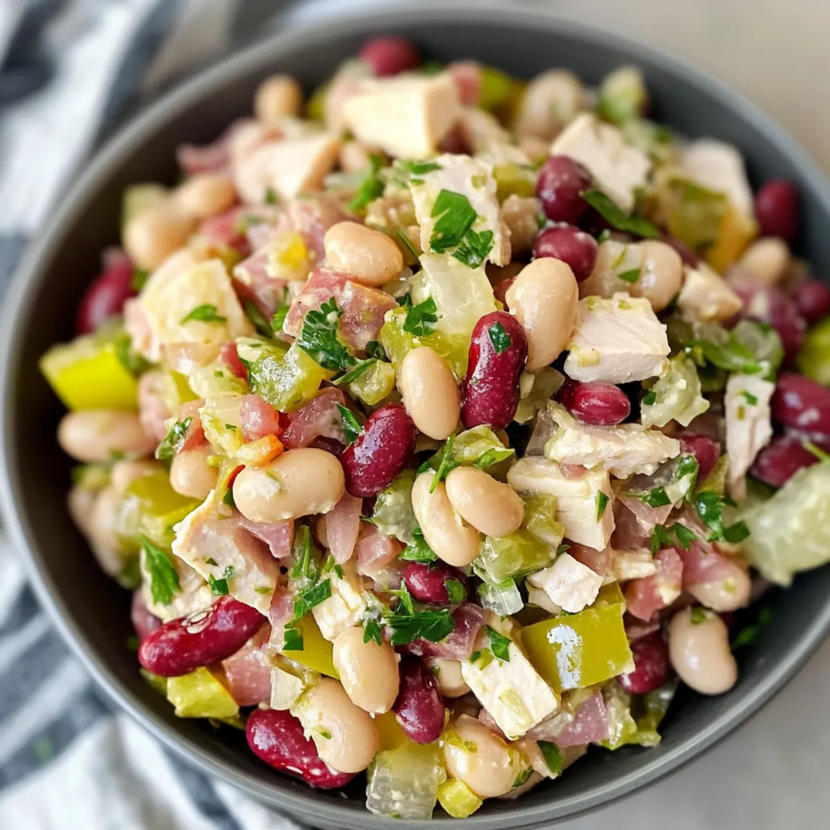 Italian Grinder Bean Salad