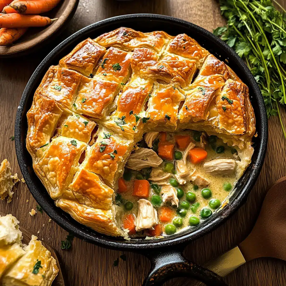 Puff Pastry Chicken Pot Pie