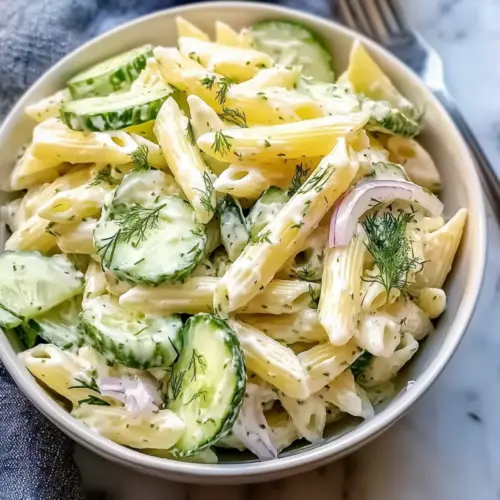 Healthy Cucumber Pasta Salad