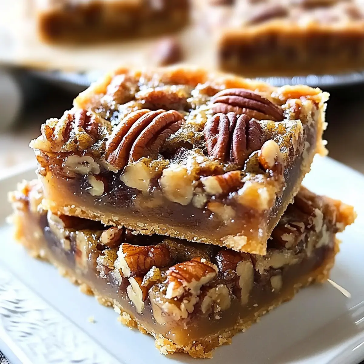 Lazy Pecan Pie Bars