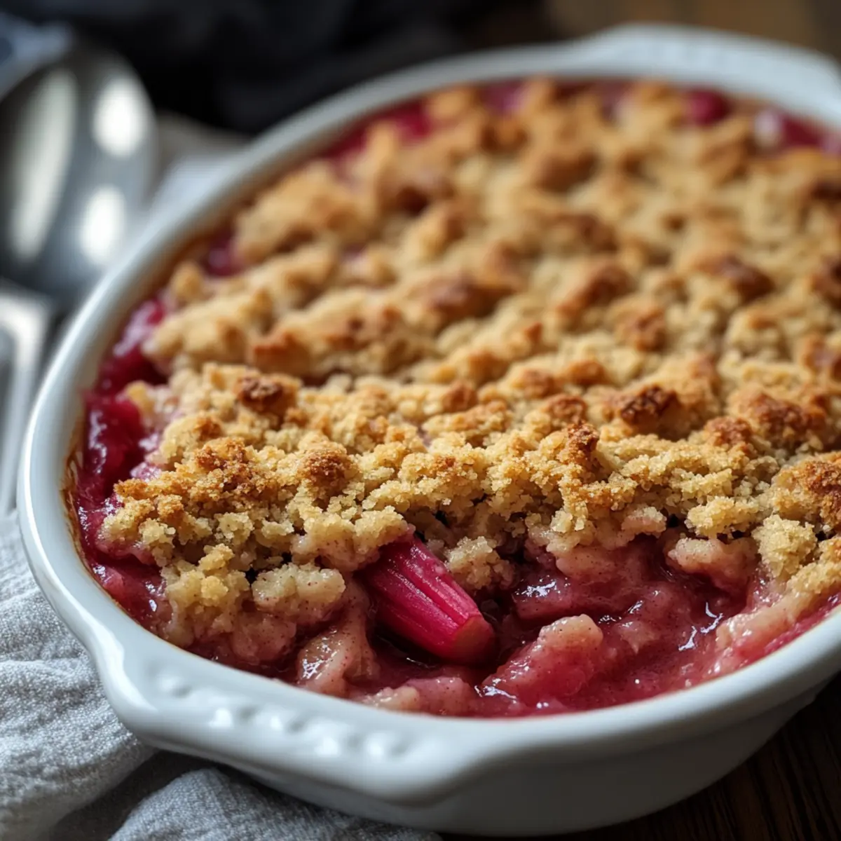 Rhubarb Crisp