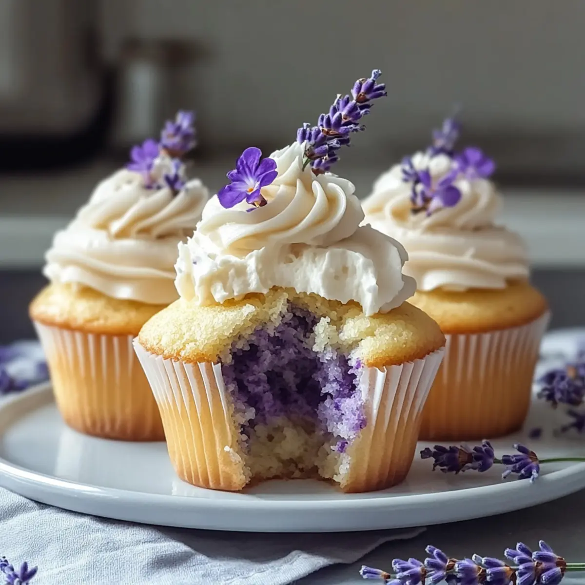Lavender Honey Cupcakes