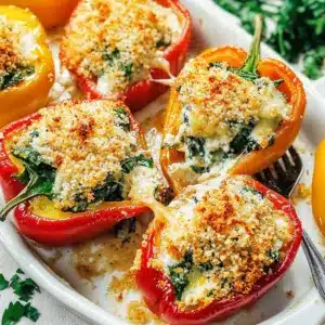 Tuscan Ricotta Stuffed Peppers