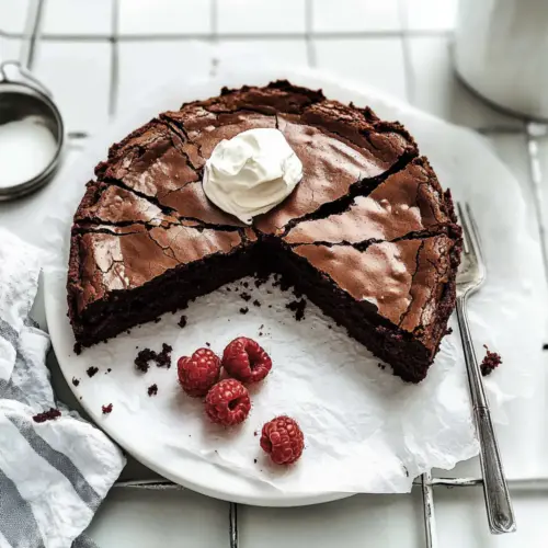 Flourless Fallen Chocolate Cake