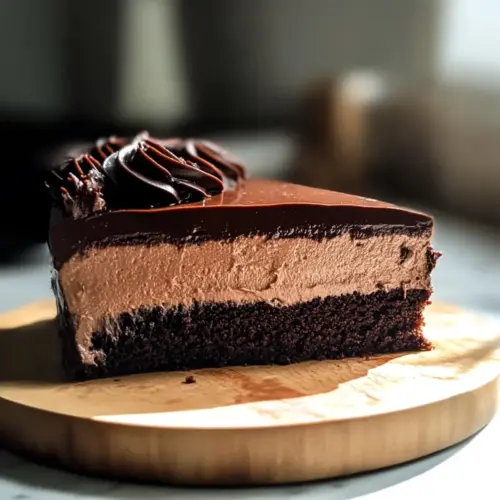 Easy Vegan Chocolate Mousse Cake- No Nuts, No Tofu!