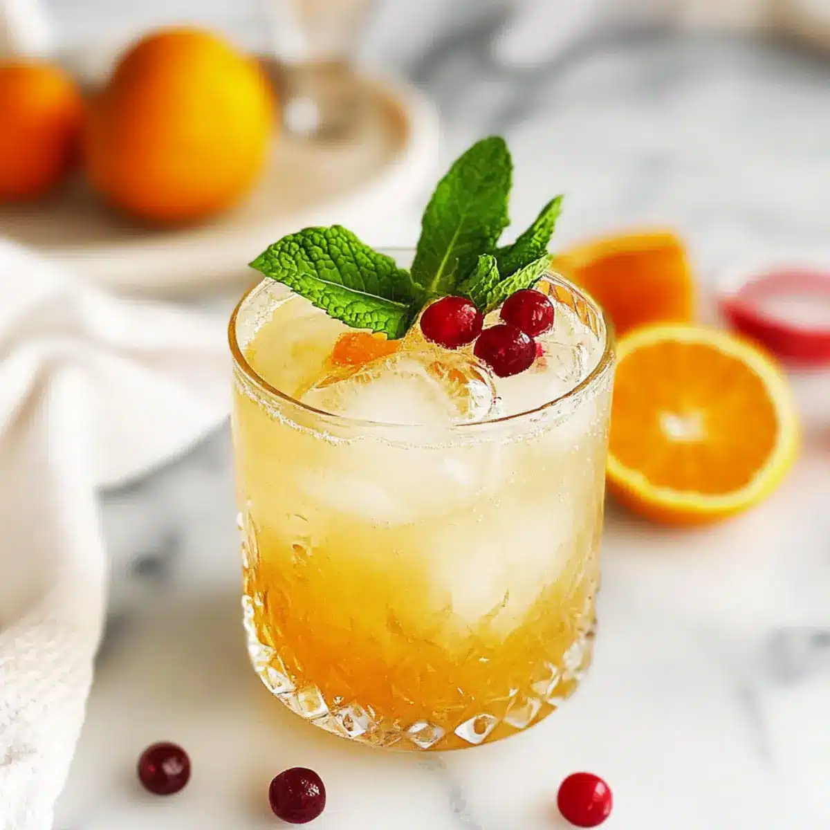 Citrus Orange Mocktail (Non-Alcoholic)