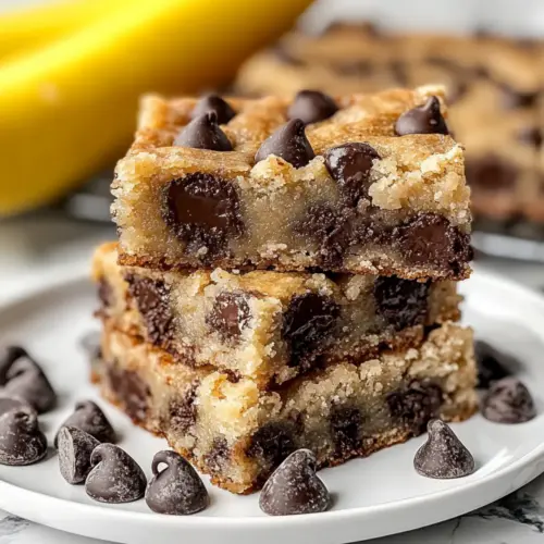 Banana Chocolate Chip Bars