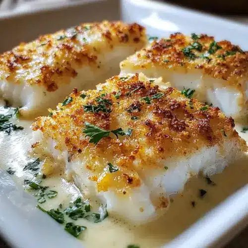 Quick Baked Cod with Mayo and Parmesan