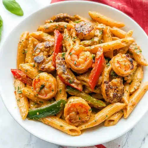 Jamaican Shrimp Rasta Pasta