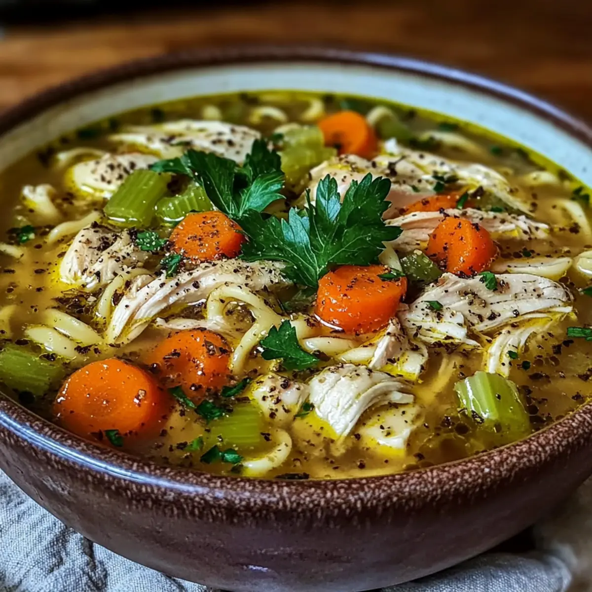 Cozy Comfort Chicken Soup