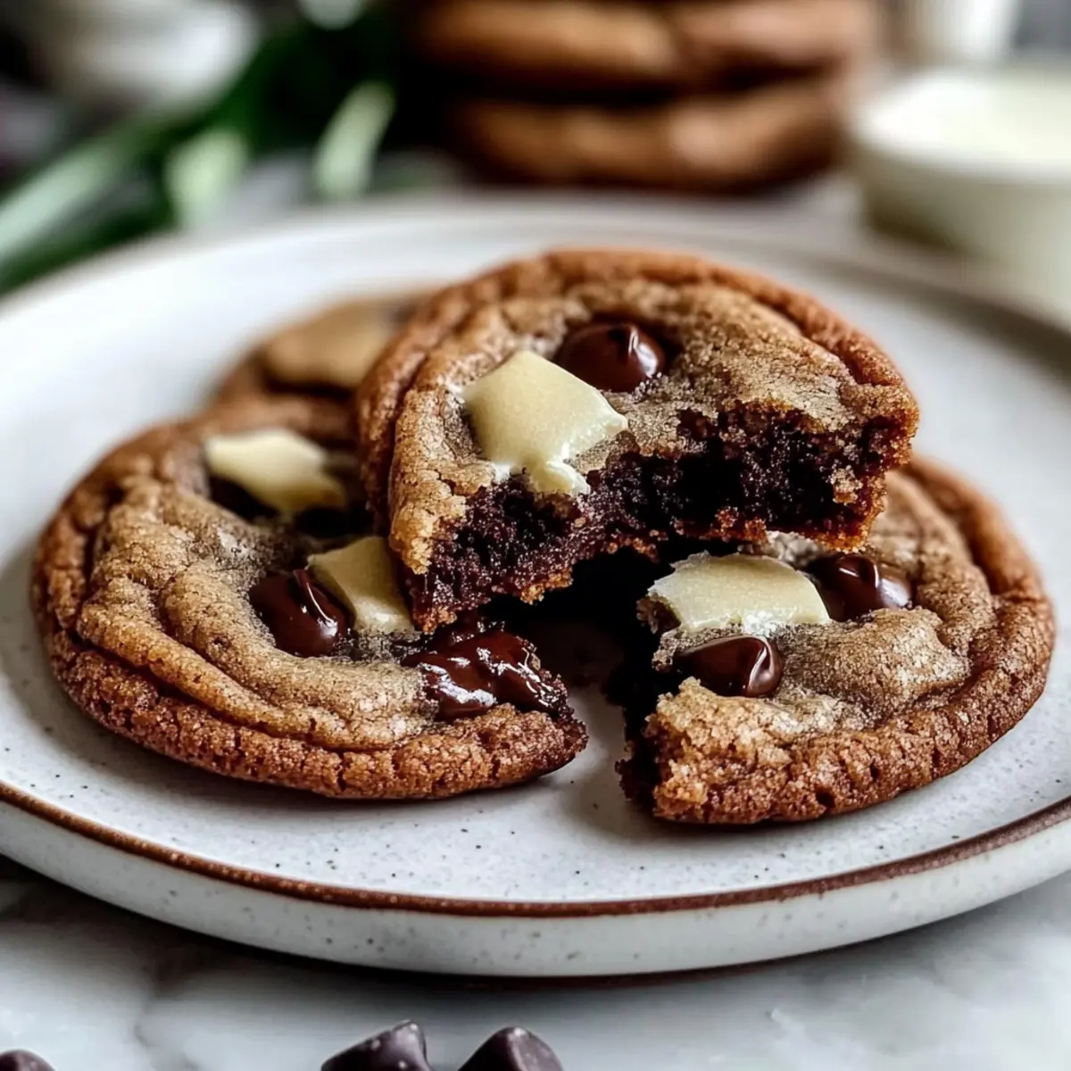 Inside Out Chocolate Chip Cookies