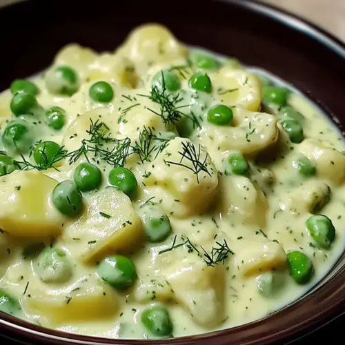 Creamed Peas and Potatoes