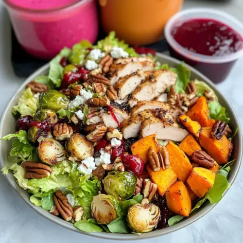 Copycat Sweetgreen Chicken Brussels Salad