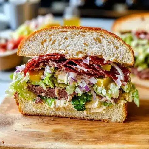 Italian Grinder Salad Sandwich